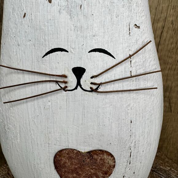 Rustic Cat Shelf Sitter Wood Love Home Decor Boho Home FAST SHIP - Picture 5 of 10